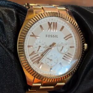 Fossil Gold Chronograph  Watch